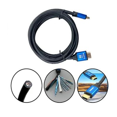 Cabo Hdmi 2.0 Ultra Hd 4k Compatível com Ps4 Blu ray Projetor Monitor IPS 3 Mts