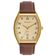 Relógio Seculus Masculino Ref: 23746gpsvdc2 Retangular Dourado