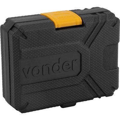 Jogo de Soquete Sextavados Encaixe 1/4" Com Catraca Jogo 16Pc Vonder