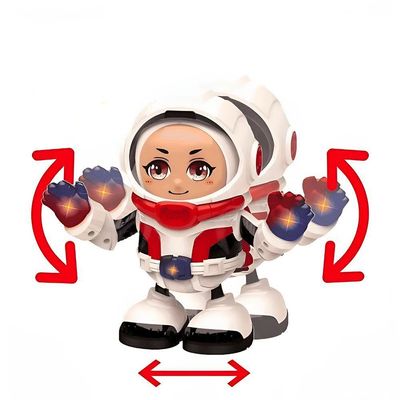 Brinquedo Astronauta Robô Dançarino Luz Som Diversão