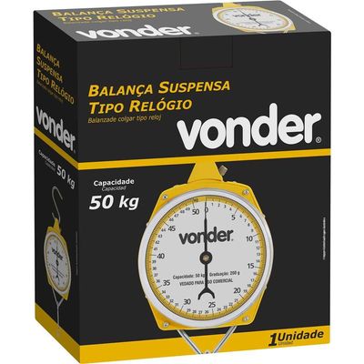 Balança Suspensa Tipo Relógio 50Kg Vonder