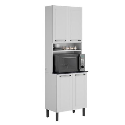 Paneleiro Em Aço 70cm Branco Com Espaço Para Forno Florença Itatiaia