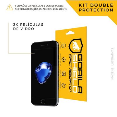 Película de Vidro Dupla para iPhone 7 - Gorila Shield