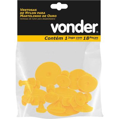 Ventosas De Nylon P/Mart Ouro Jg C/18 Vonder