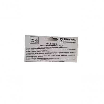 Ebulidor Resiswal We Elétrico Grande Inox 2.000w 127v