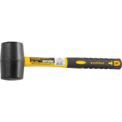 Martelo Borracha 45Mm/225G Cabo Fibra Vonder