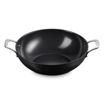 WOK LE CREUSET COM ALÇA NON-STICK CERAMIC ESSENTIAL 32CM 51319320010598