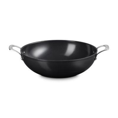 WOK LE CREUSET COM ALÇA NON-STICK CERAMIC ESSENTIAL 32CM 51319320010598