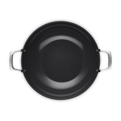 WOK LE CREUSET COM ALÇA NON-STICK CERAMIC ESSENTIAL 32CM 51319320010598
