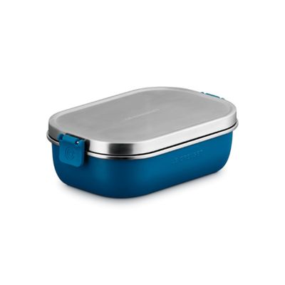 LANCHEIRA LE CREUSET HERMÉTICA ON THE GO EM AÇO INOXIDÁVEL DEEP TEAL 900ML 41069226420001