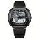 Relógio Esportivo Masculino Pulseira Em Silicone Display Híbrido Digital Analógico Preto