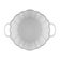 PANELA ABÓBORA LE CREUSET REDONDA EM FERRO FUNDIDO BRANCO 24CM 21238240101441