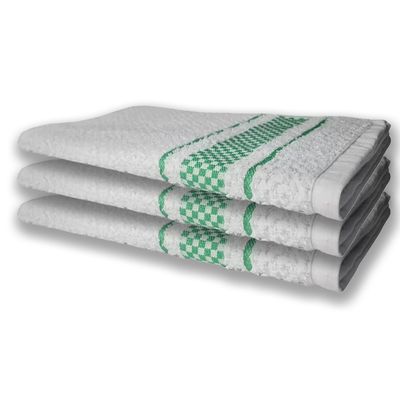 12 Panos de Prato Atoalhado Felpudo Premium PR+VM+VD+AZ