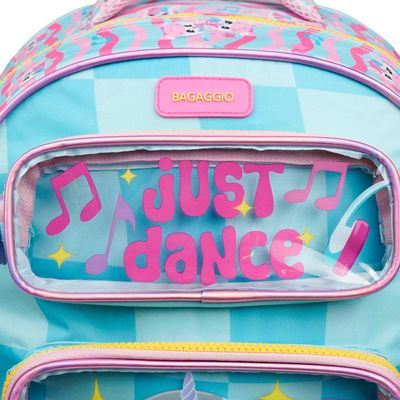 Mochila Escolar Feminina Unicórnio Just Dance Verde Água U / Verde claro