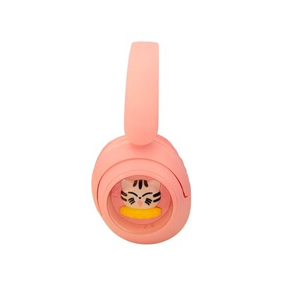 Headphone Bluetooth Fone de Ouvido Gatinho Rosa Divertido - Fofura e Som Potente Sem Fios