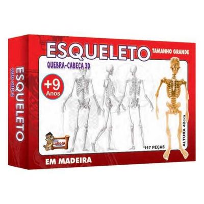 QUEBRA CABECA 3D ESQUELETO URIARTE