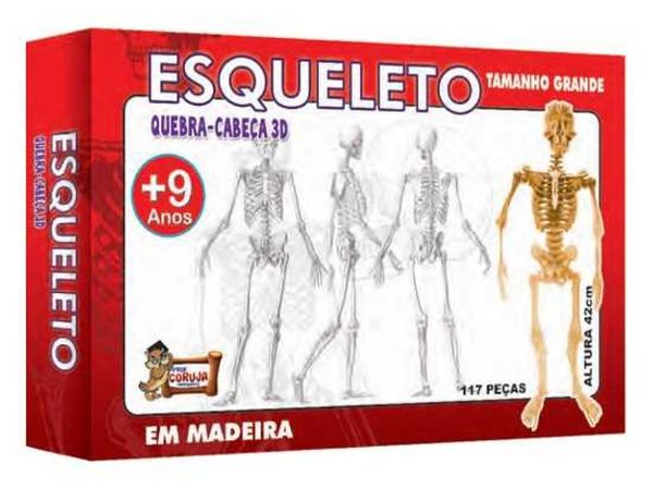 QUEBRA CABECA 3D ESQUELETO URIARTE
