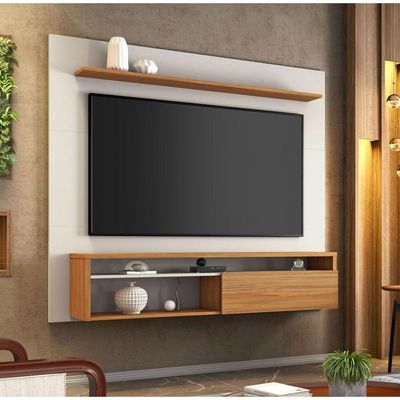 Home Suspenso Aldan Off White Com Freijó - Moveisaqui