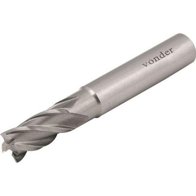 Fresa Topo Aço Rápido 10,00mm 4 Cortes Reto Haste 10mm Din 8