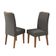 Conjunto Mesa Jantar Atlantis 200x90cm 08 Cadeiras Estofadas Tampo Vidro Revestimento Veludo Viero Mel/Grafite