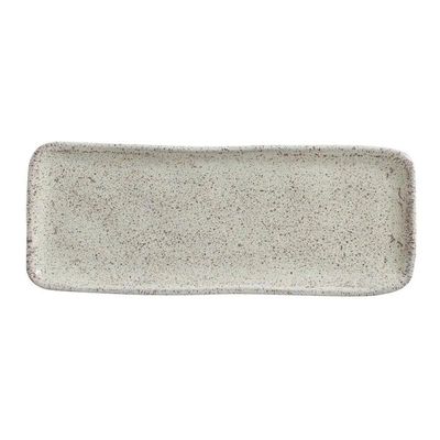 Conjunto de Travessas Retangulares Médias Porto Brasil Orgânico Pistache 33x13cm - 4 peças Cinza