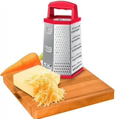 Ralador 6 Faces 9 Inox Vermelho Euro Home Vermelho