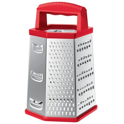 Ralador 6 Faces 9 Inox Vermelho Euro Home Vermelho