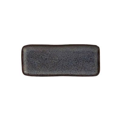 Jogo de 4 Travessas Retangulares 22x9,5cm Stoneware Orgânico Titanium Porto Brasil n/a