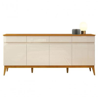 Buffet Aparador Magnum Off White Com Cedro - Edn Móveis