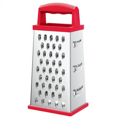 Ralador 4 Faces 9 Inox Euro Home Vermelho Vermelho