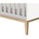 Berço Americano Classic New Branco Fosco Com Natural - Reller