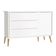 Cômoda Sapateira Théo New Branco Fosco Com Natural - Moveisaqui