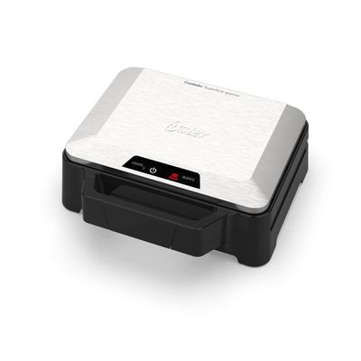 Sanduicheira OSAN500 1000W Chapas Antiaderentes Oster Inox / 110V