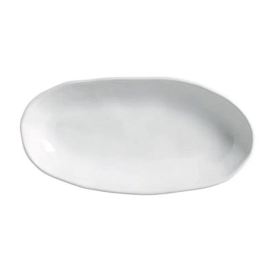 Conjunto de Travessas Ovais Grandes Porto Brasil Orgânico New White 32x16cm - 4 Peças Branco