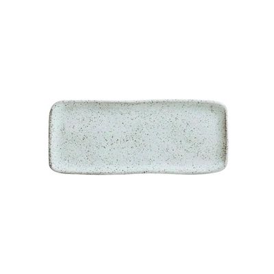 Jogo de 4 Travessas Retangulares 22x9,5cm Stoneware Orgânico Pistache Porto Brasil n/a