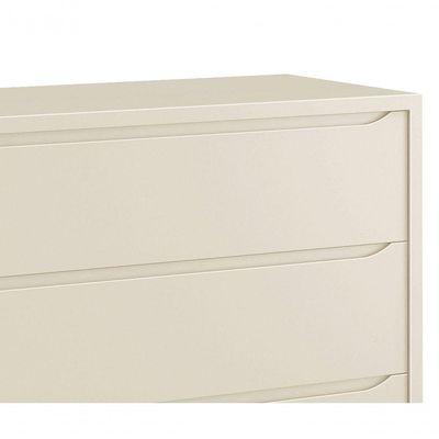 Cômoda Gaveteiro Classic New Areia Fosco Com Natural - Moveisaqui