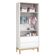 Guarda-roupa Retrô 2 Portas Classic New Branco Fosco Com Natural - Reller