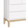 Guarda-roupa Retrô 2 Portas Classic New Branco Fosco Com Natural - Reller