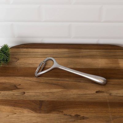 Descascador de Legumes Chef Pro 18cm em Liga de Zinco com Cabo Antiderrapante Wolff Prata
