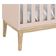 Berço Americano Classic New Rosa Fosco Com Natural - Moveisaqui