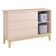 Cômoda Sapateira Classic New Rosa Fosco Com Natural - Reller