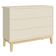 Cômoda 6 Gavetas Classic New Areia Fosco Com Natural - Moveisaqui