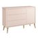 Cômoda Sapateira Théo New Rosa Fosco Com Natural - Moveisaqui