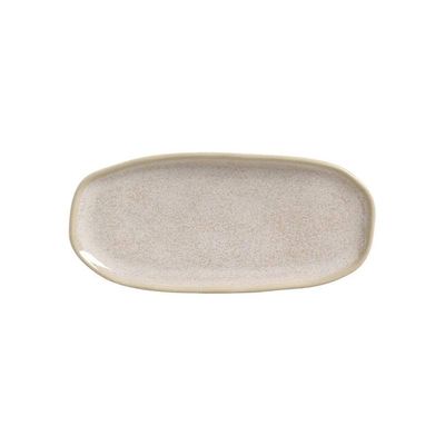 Conjunto de Travessas Ovais Pequenas Porto Brasil Orgânico Latte 23x11cm - 4 Peças Off White