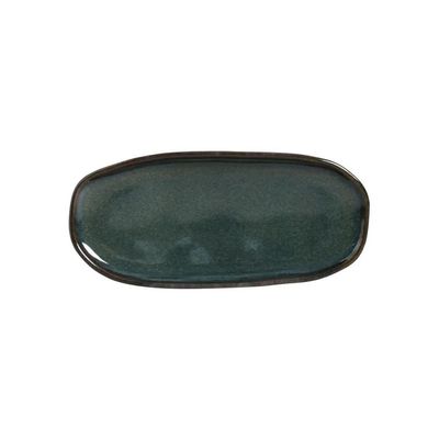Conjunto de Travessas Ovais Pequenas Porto Brasil Orgânico Oceano 23x11cm - 4 Peças Azul