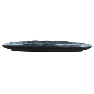 Conjunto de Travessas Ovais Pequenas Porto Brasil Orgânico Night Sky 23x11cm - 4 Peças Azul