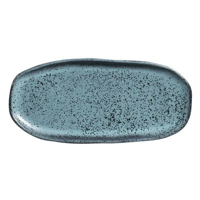 Conjunto de Travessas Ovais Pequenas Porto Brasil Orgânico Night Sky 23x11cm - 4 Peças Azul