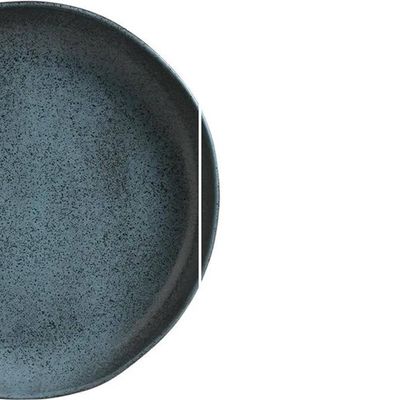 Travessa Redonda Grande Porto Brasil Orgânico Stoneware Night Sky 36cm Azul Azul