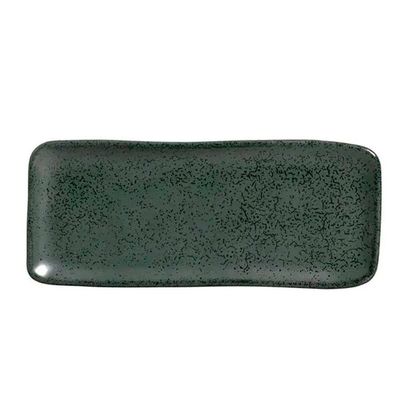 Jogo de 4 Travessas Retangulares 22x9,5cm Stoneware Orgânico Greenery Porto Brasil n/a