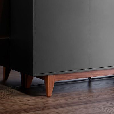 Buffet 3 Portas Flow Preto